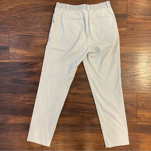 Polyester Rayon Spandex Nylon White Gray Checkered Pants Size (S) Small B2 - Picture 5 of 5